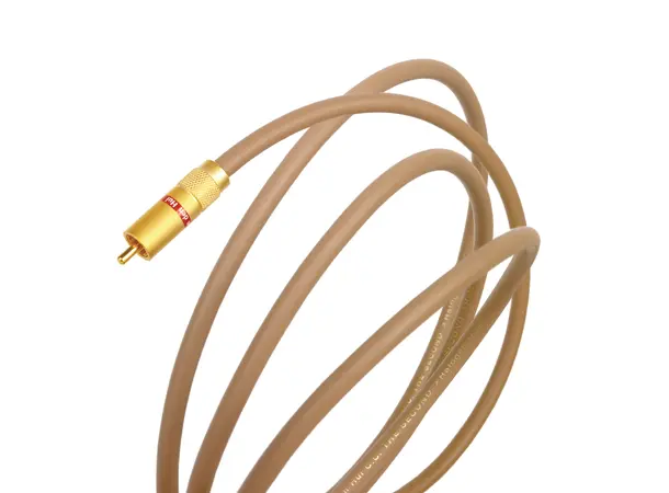 VdH SECOND, signal RCA, 1,2m L.S.Carbon ledere, forsølvet OFC skjerm 